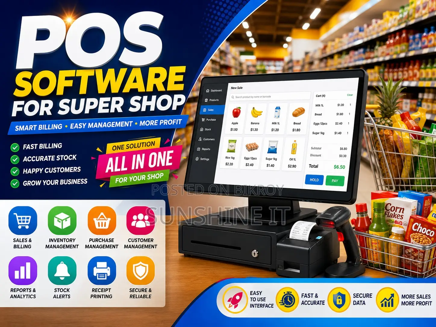 POS Software for Super Shop