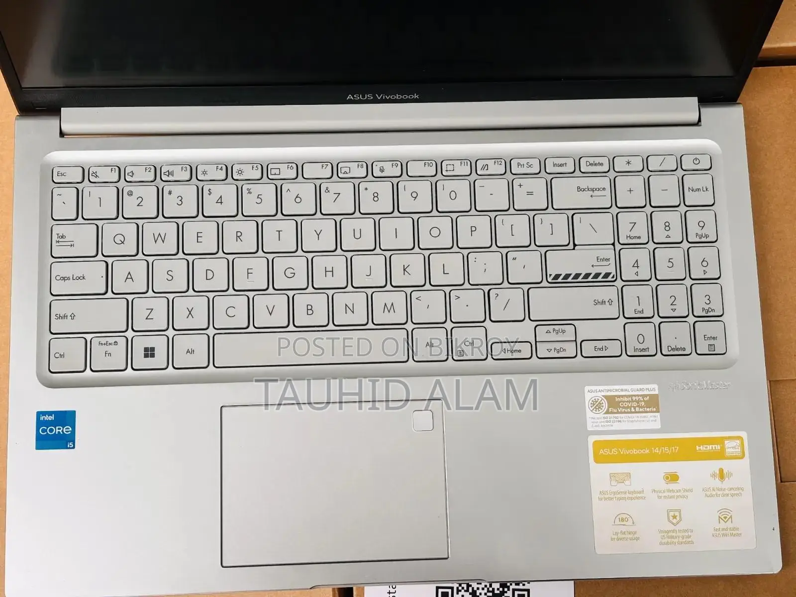 Laptop Asus Vivobook 15 16 GB Intel Core i5 SSD 256 GB