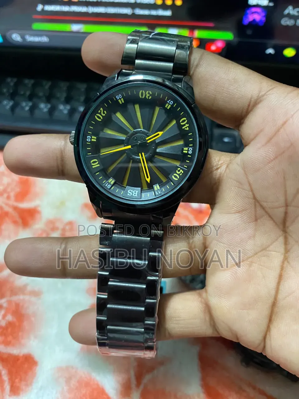 Rule speed and style on your wrist! Men's Car Wheel Watch