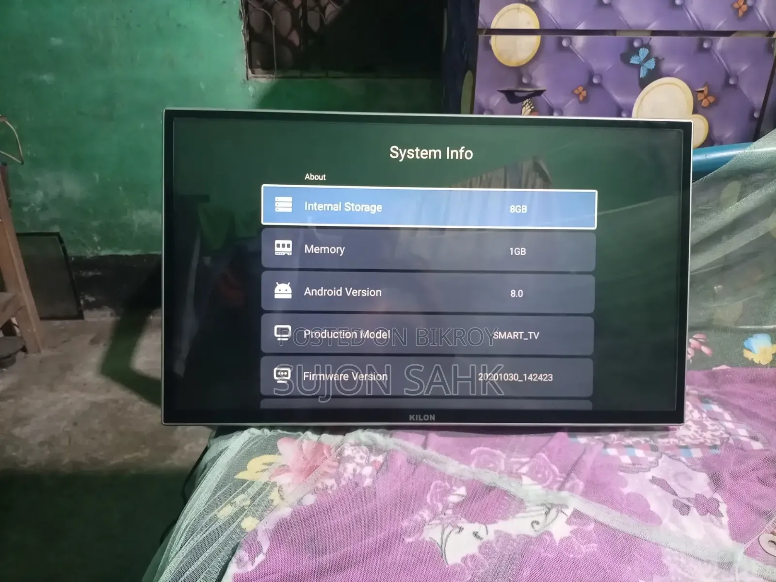 32 Inch Smart TV Double Glass
