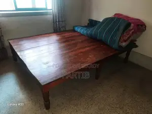 100% Mahogany Wood Bed (For Those With Back Pain) VERY HARDENED