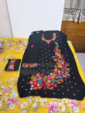 Hand Embroidered Cotton 3-Piece