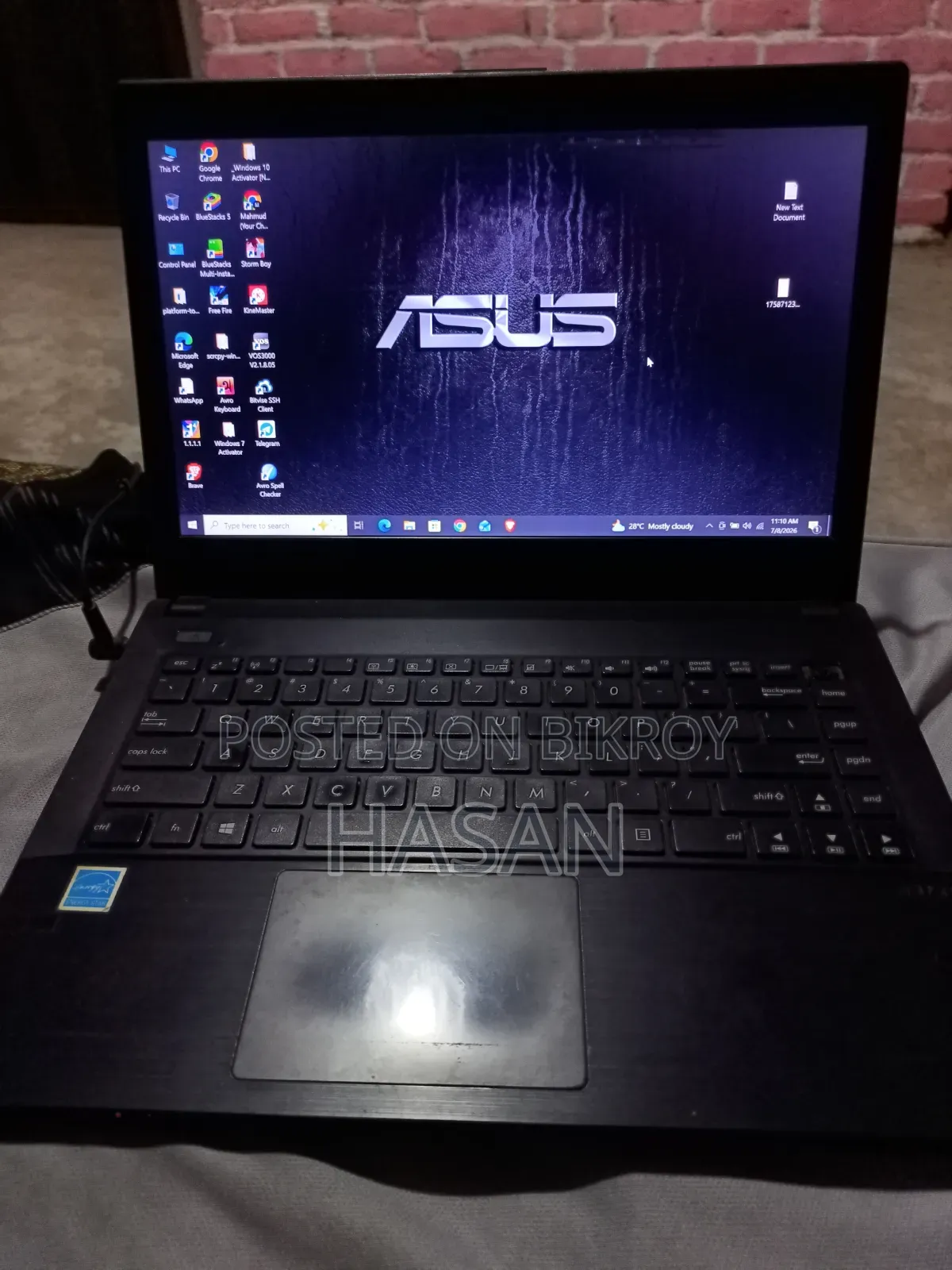 Laptop Asus ASUSPRO P2440UA 8GB Intel Core i3 SSD 128GB