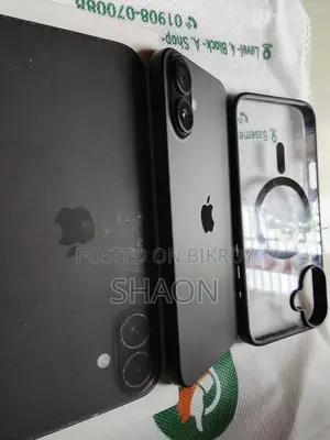 অ্যাপল আইফোন ১৬ প্লাস ১২৮ জিবি ব্ল্যাক