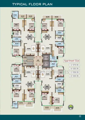 3 Bedroom Apartment in Upl Shwapno Neer, Cantonment for sale