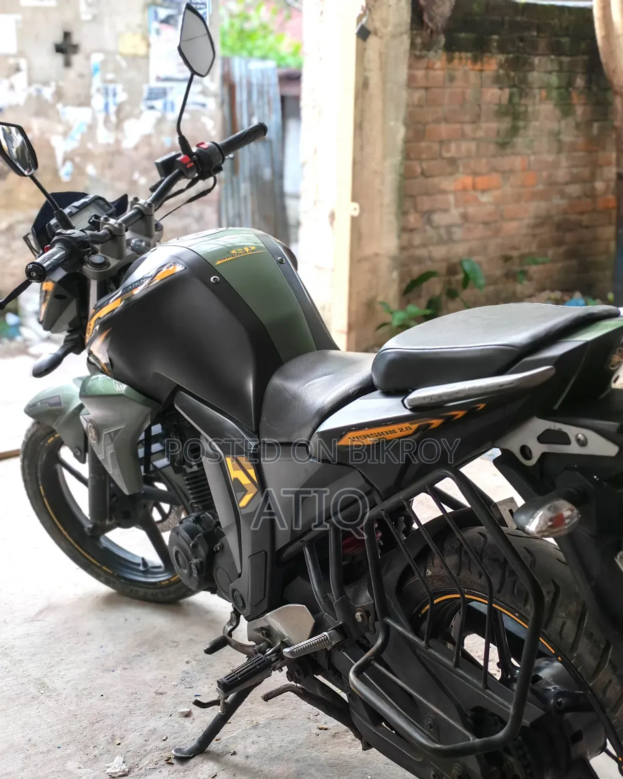 Yamaha FZS V2 2017 Green