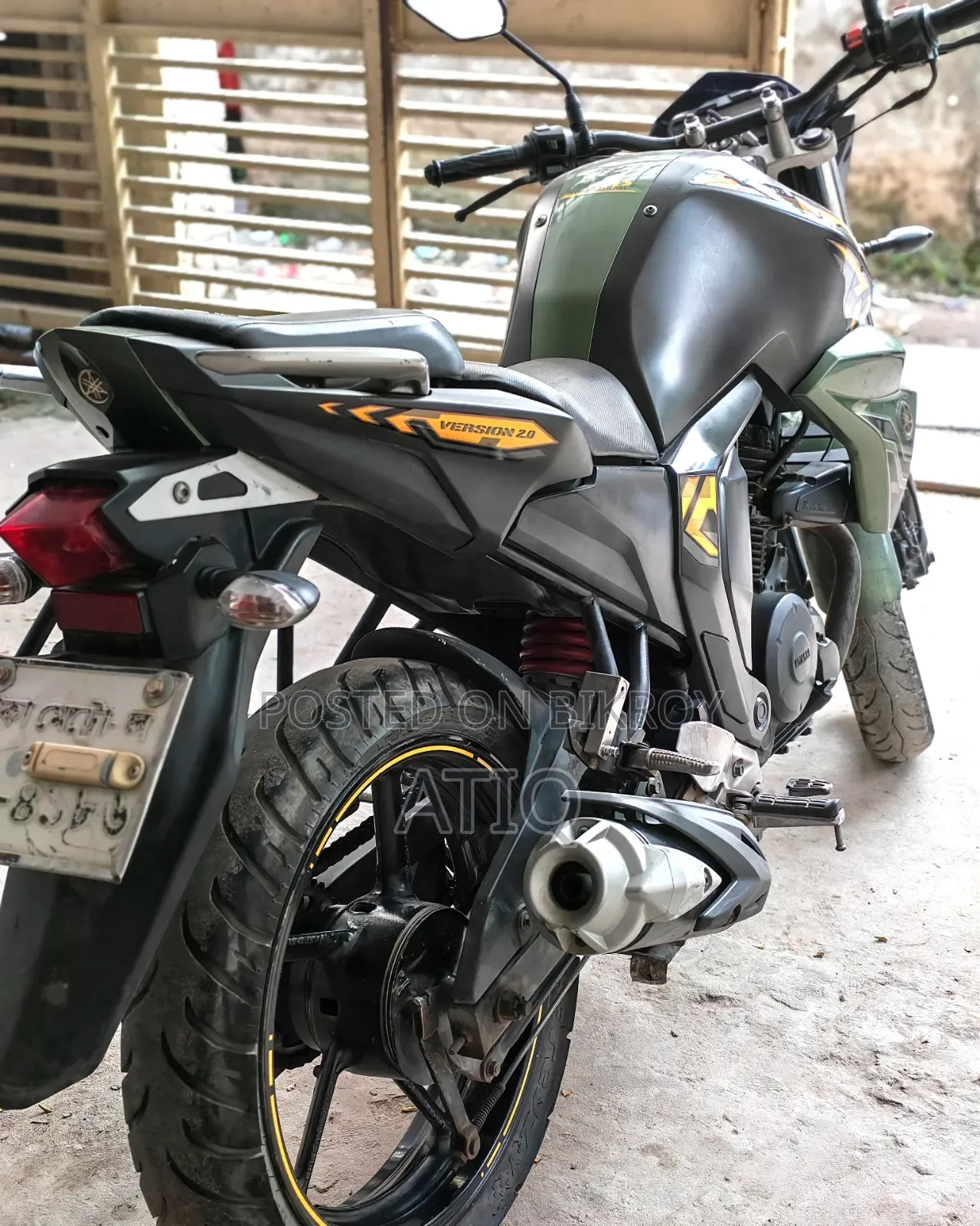 Yamaha FZS V2 2017 Green