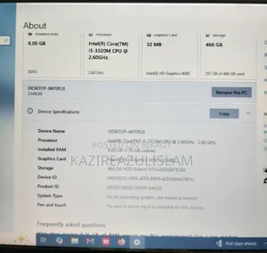 Laptop Lenovo ThinkPad T430 8GB Intel Core i5 HDD 500GB