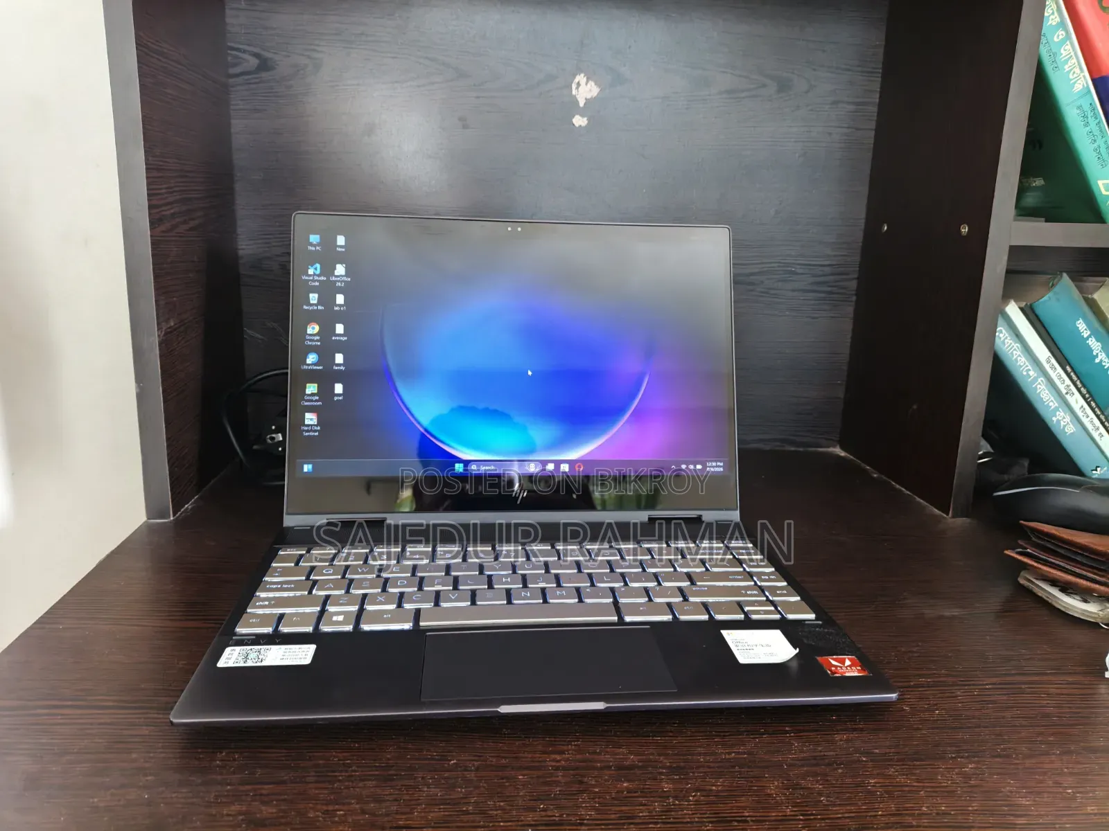 Laptop HP Envy x360 8GB AMD Ryzen 5 SSD 256GB
