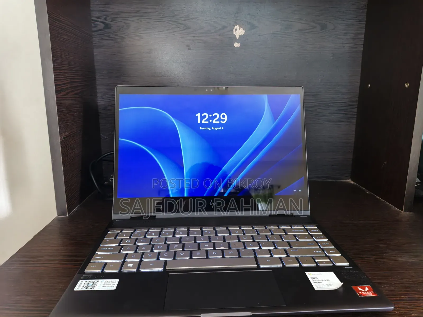 Laptop HP Envy x360 8GB AMD Ryzen 5 SSD 256GB