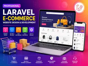Professional Laravel E-Commerce Website Design Development