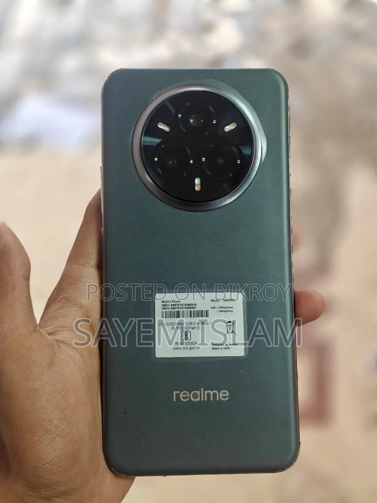 Realme 14 Pro+ 256 GB Gray