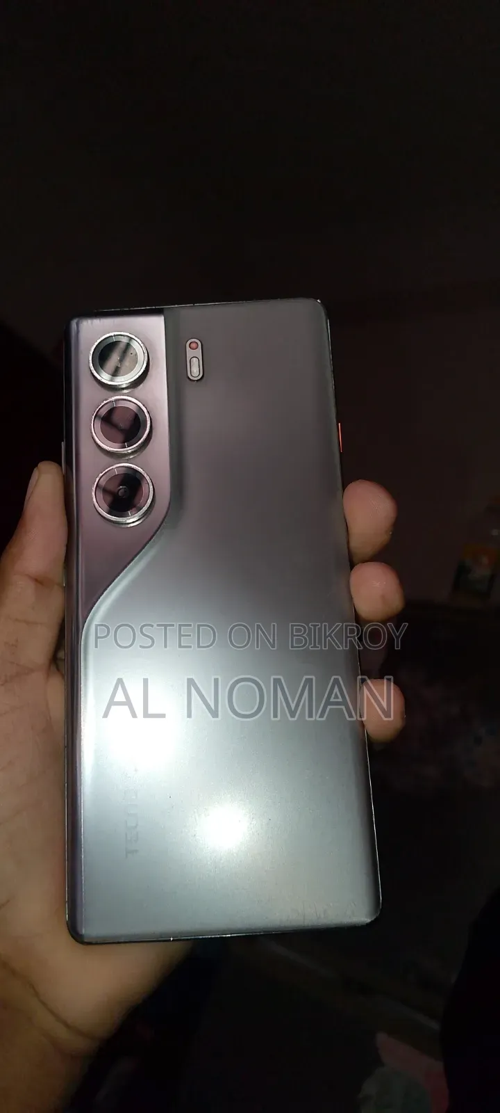 টেকনো ক্যামন ৪০ প্রো ৫জি ২৫৬ জিবি কালো