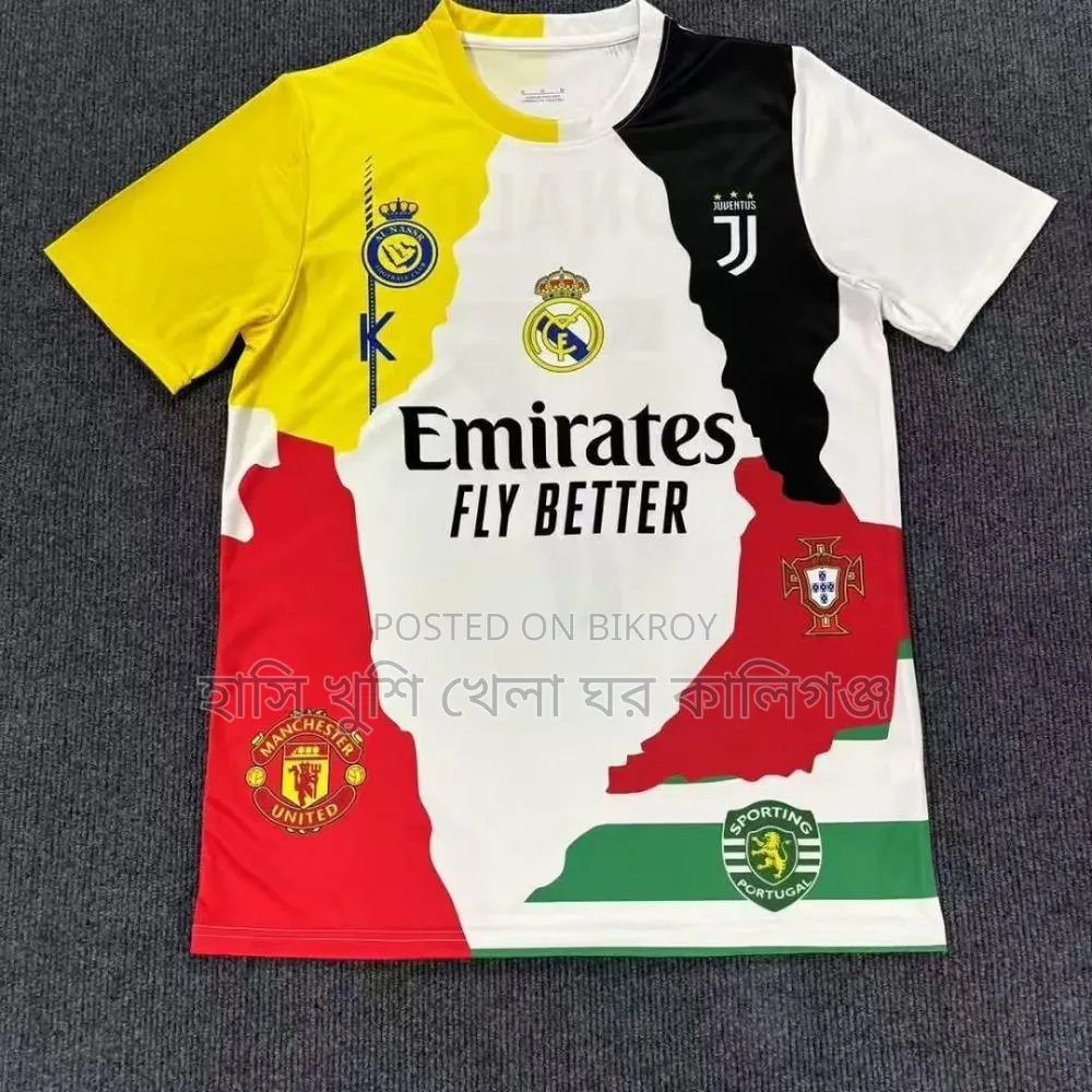 রোনালদো ৫ ক্লাবস জার্সি টুগেদার