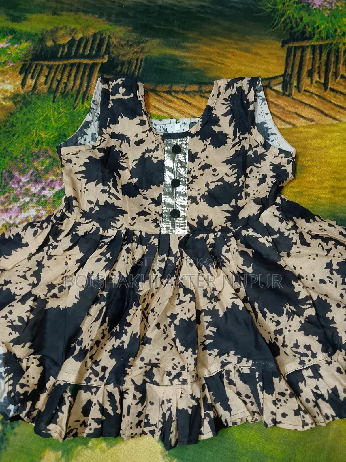 Cotton Frock for Small Kids