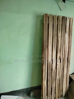 Beautiful Design Solid Akashmoni Wood Bed (6ft X 7ft)