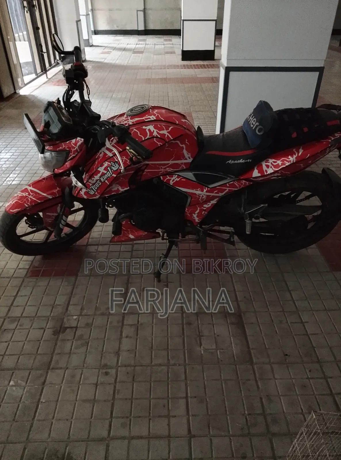 TVS Apache 160 4V 2019 Red