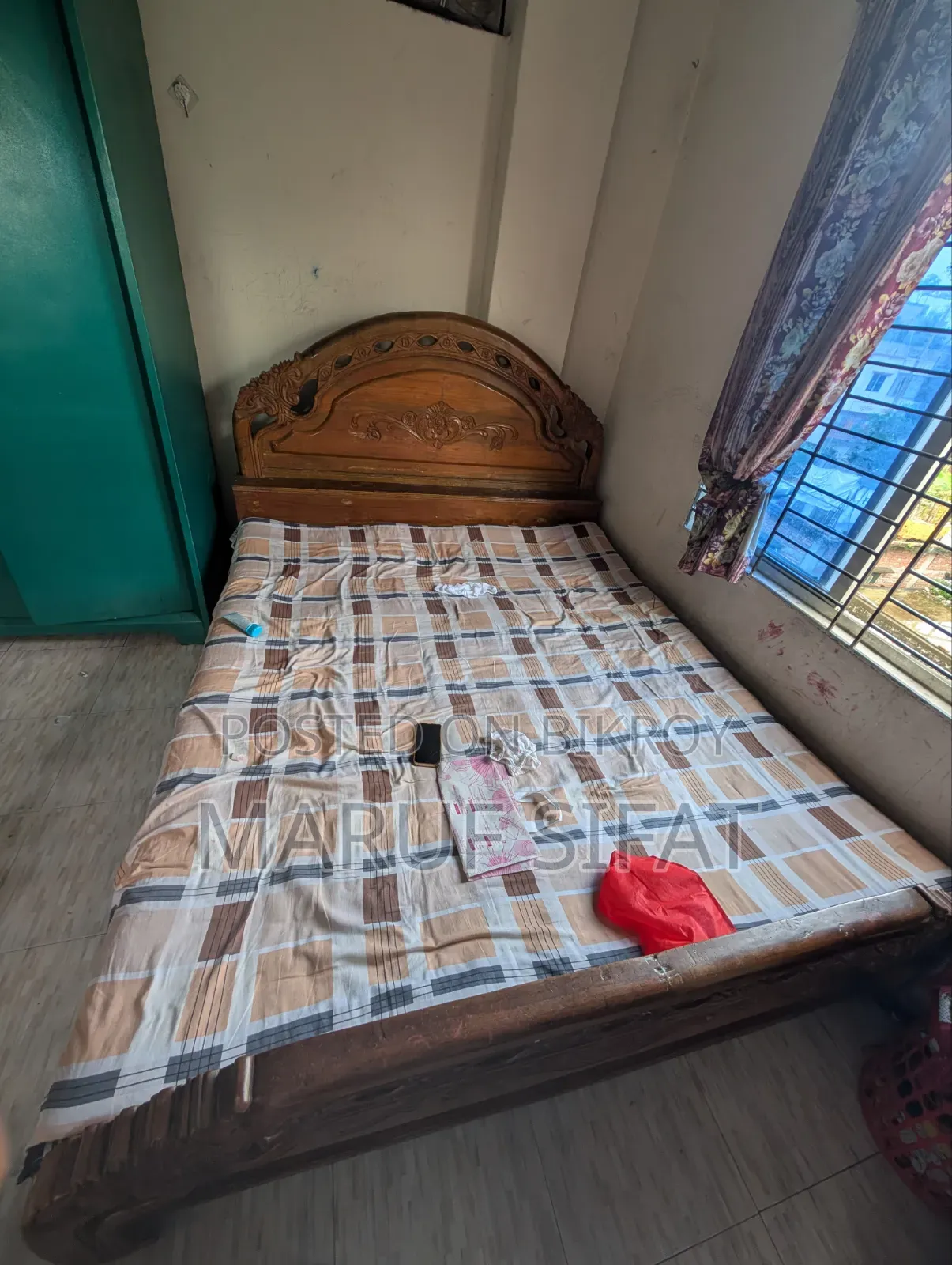 Teak Wood Bed