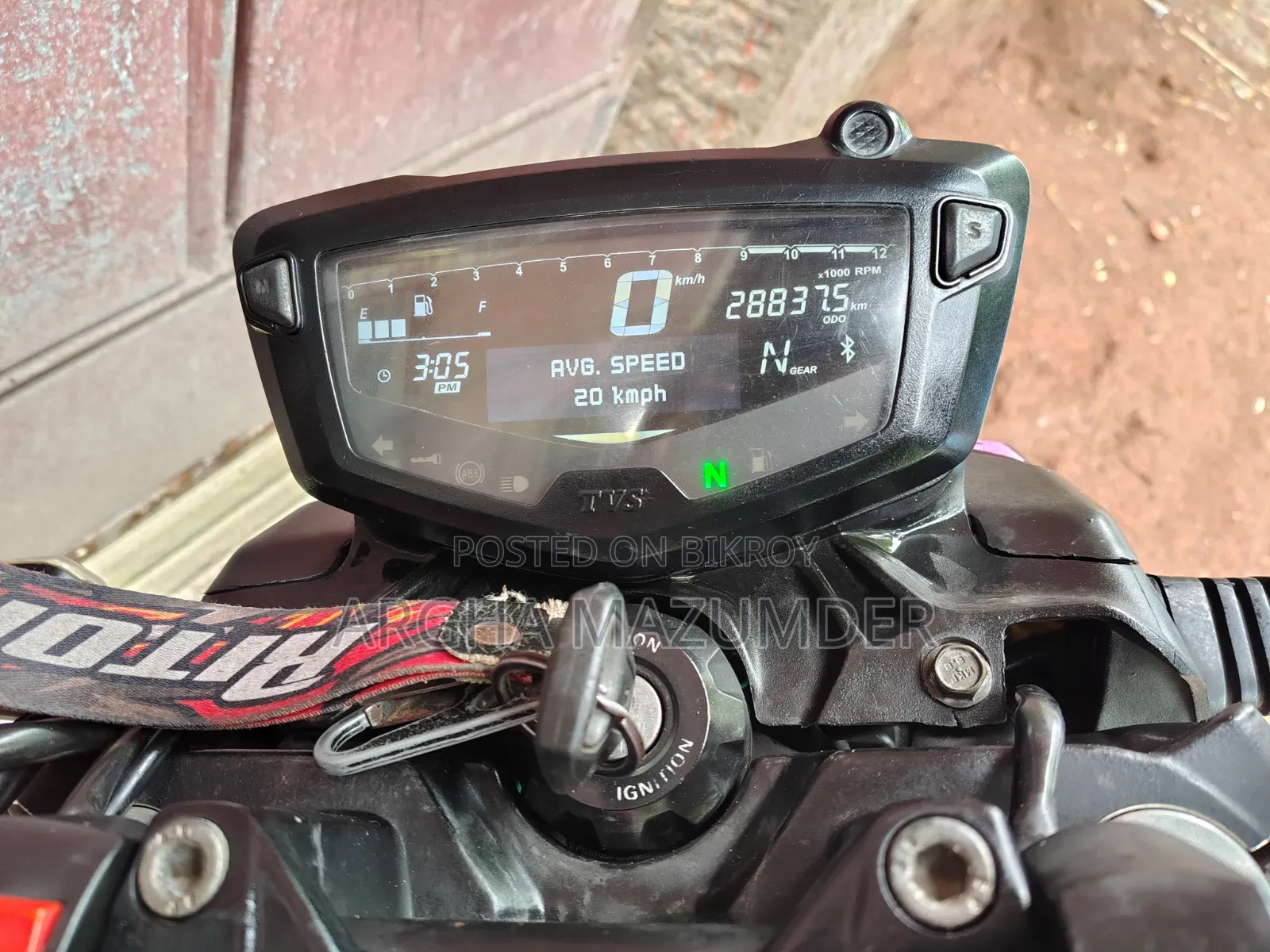 টিভিএস অ্যাপাচি আরটিআর ১৬০ ৪ভি ২০২২ লাল