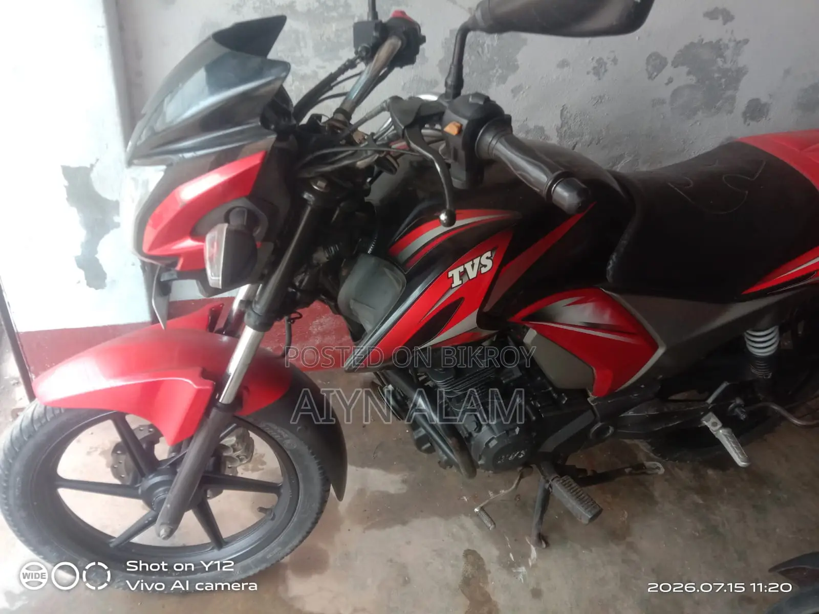 TVS Raider 125 2018 Red