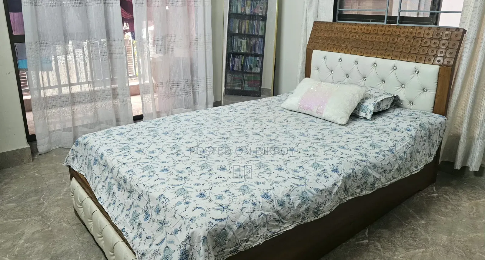 Wooden Single Bed