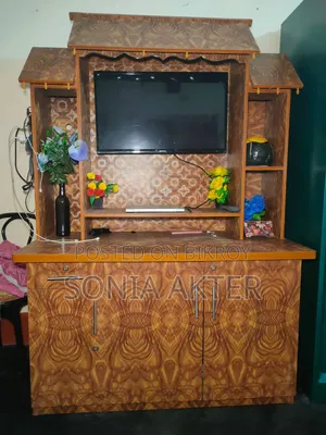 Rain Tree Wood Sofa and TV Cabinet