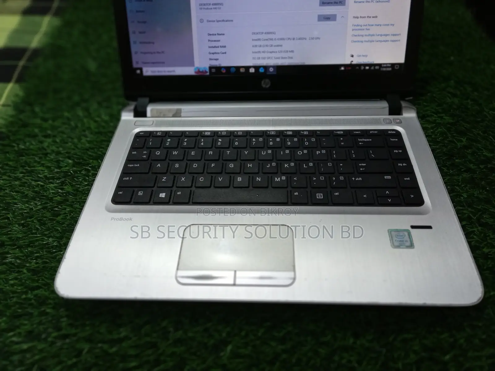 Laptop HP ProBook 440 G3 4GB Intel Core I5 SSD 128GB