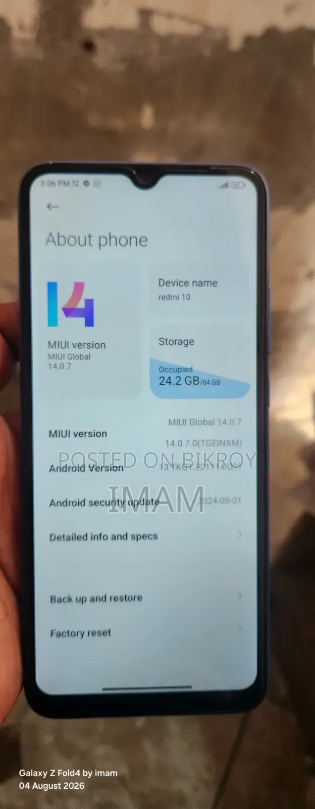 Mobile Phone 64 GB Blue