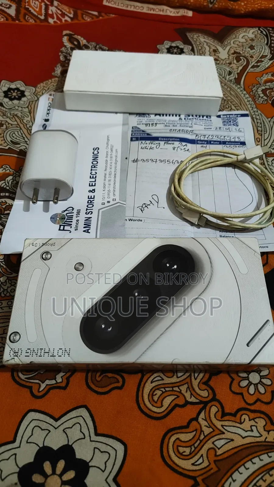 Nothing Phone 3a 256 GB White