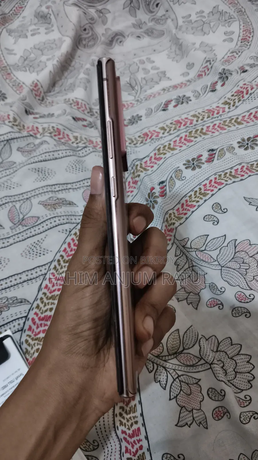 স্যামসাং গ্যালাক্সি নোট ২০ আলট্রা ৫জি ৫১২ জিবি রোজ গোল্ড