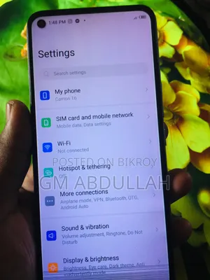 Tecno Camon 16 128 GB Silver