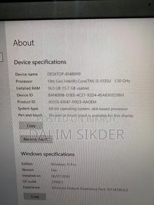Laptop HP ProBook 470 16GB Intel Core i5 SSD 512GB