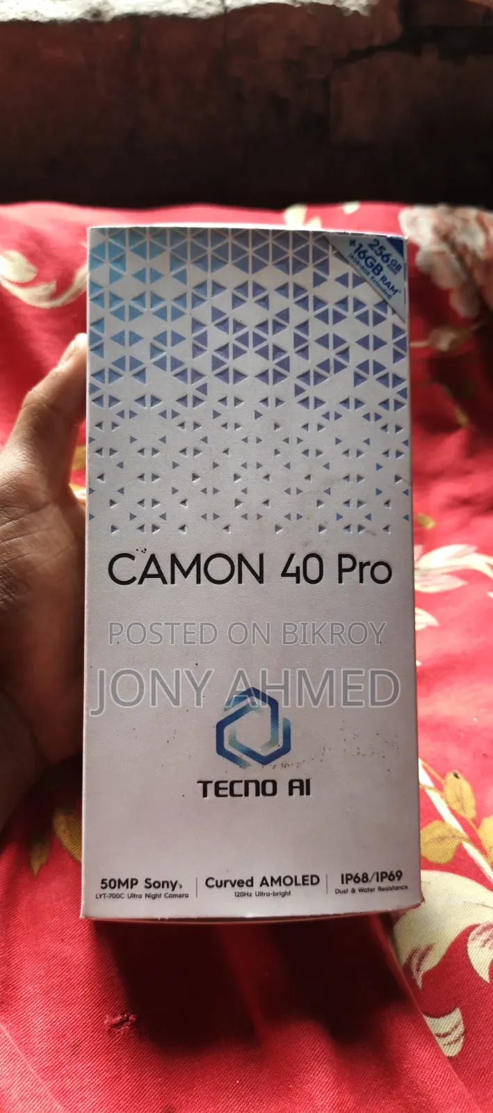 Tecno Camon 40 Pro 4G 256 GB Black
