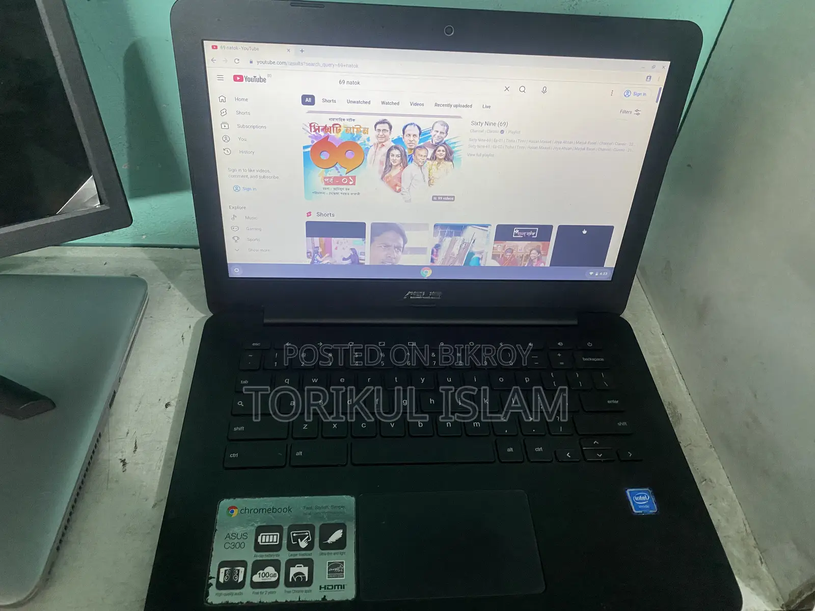 Laptop Asus 1015E 4GB Intel SSD 128GB