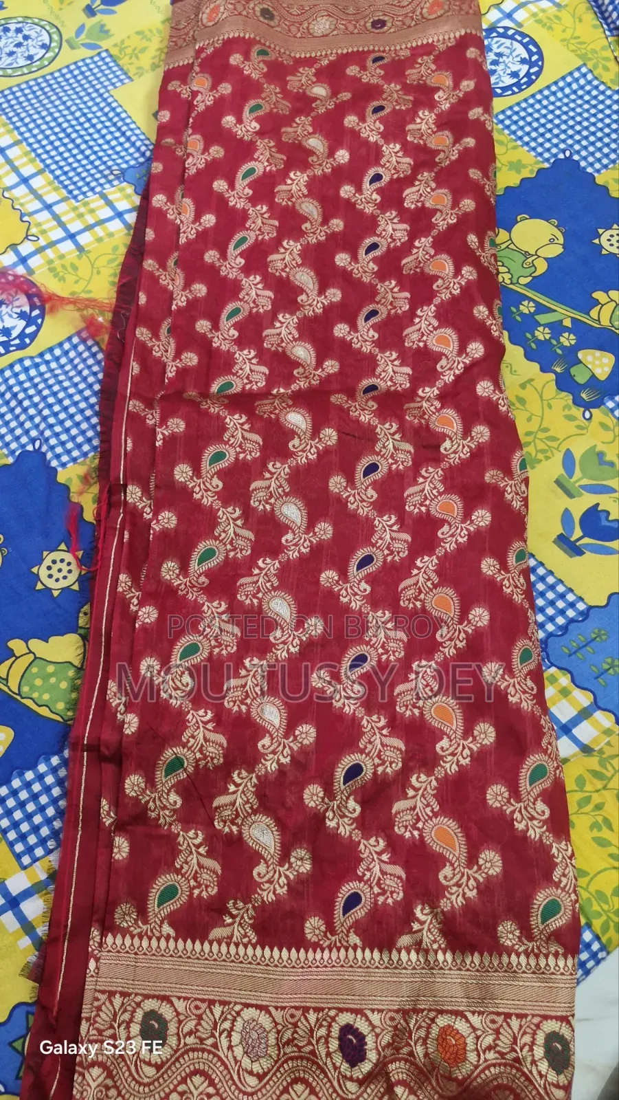 Katan Saree (Red Khoyeri)
