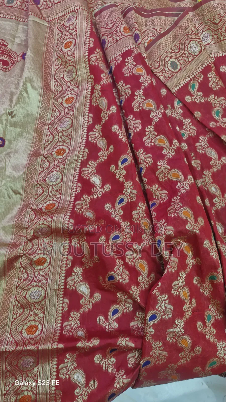 Katan Saree (Red Khoyeri)