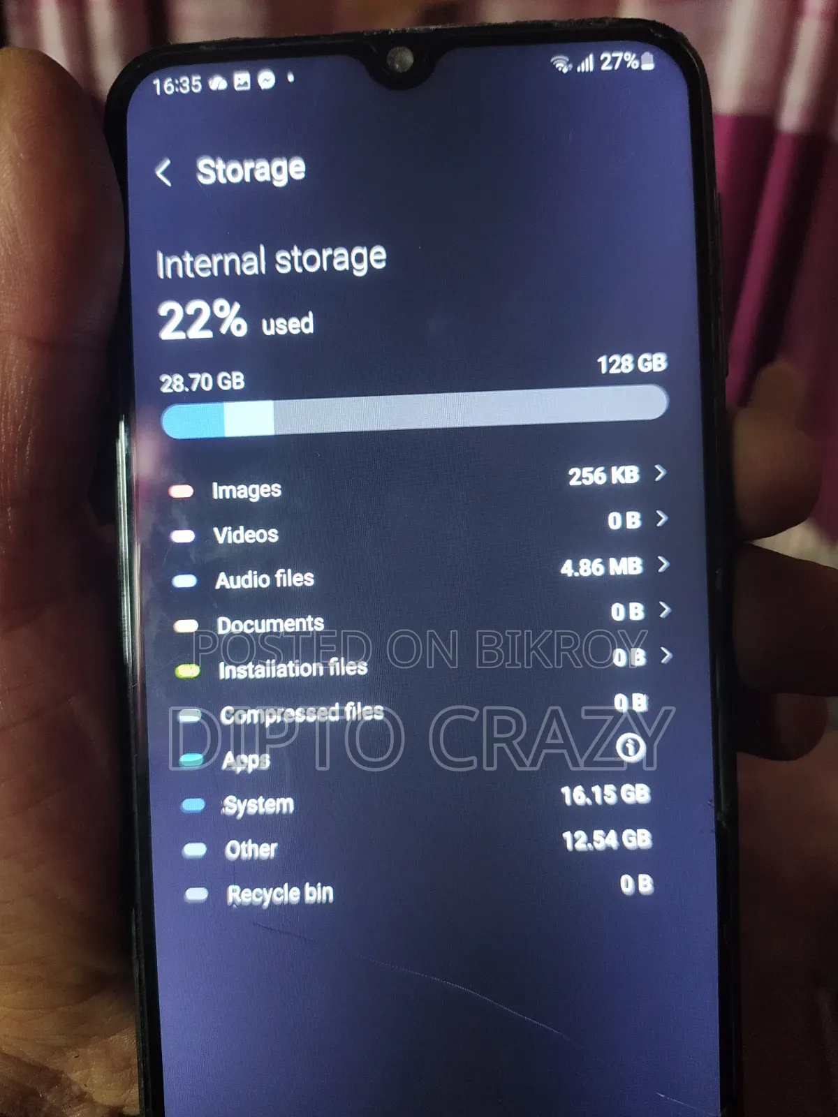 Samsung Galaxy M21 128 GB Purple