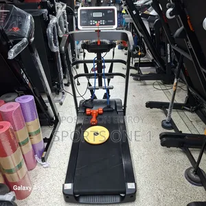 Multi Function Motorized Treadmill 5in1 With Body Massager