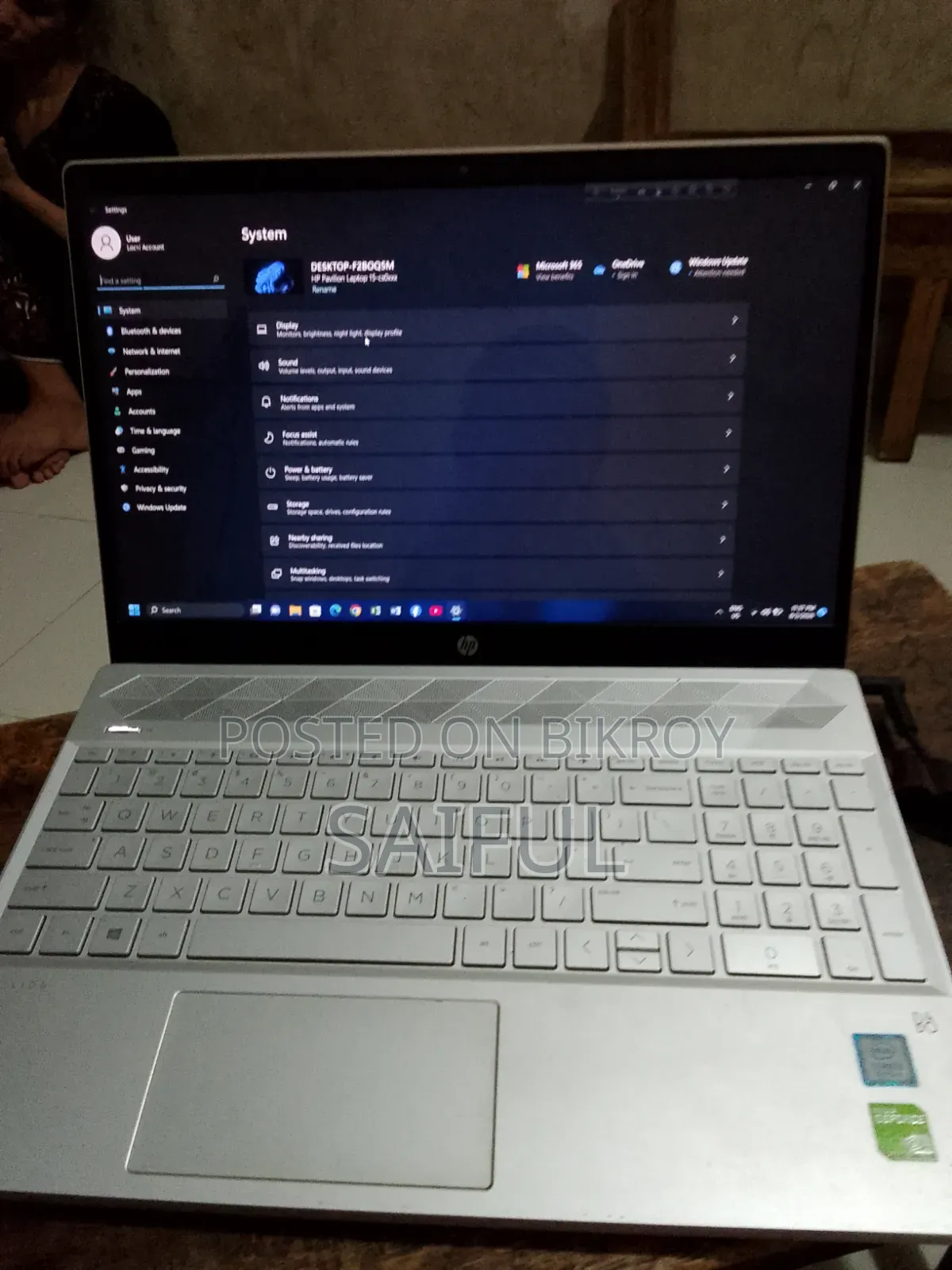 Laptop HP EliteBook 840 G8 8GB Intel Core I5 HDD 1T