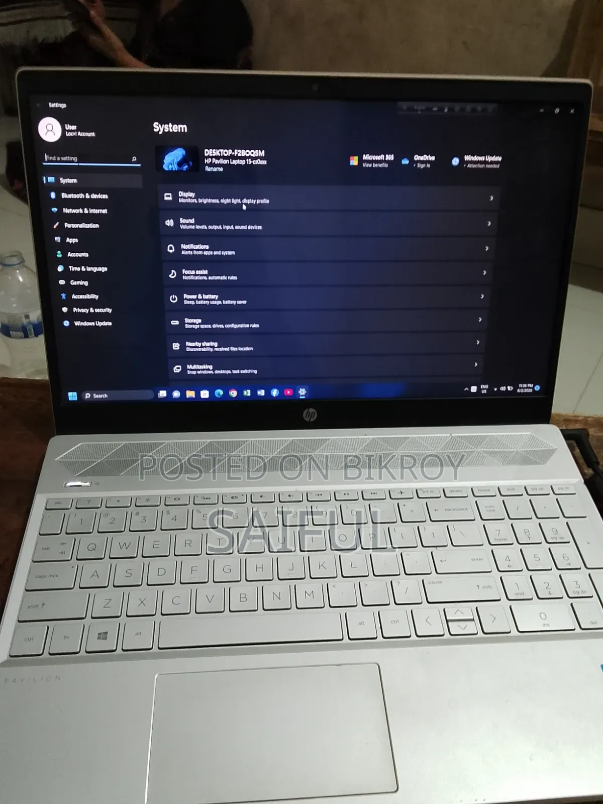 Laptop HP EliteBook 840 G8 8GB Intel Core I5 HDD 1T