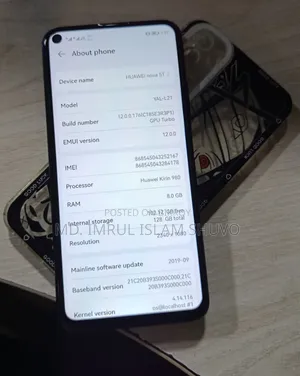Huawei Nova 5T 128 GB Blue