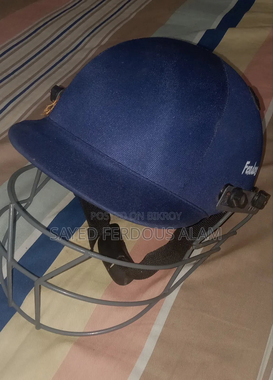 Helmet and Gloves for Cricket