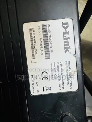 ডি-লিংক ডিএসএল-২৭৯০ইউ ওয়াইফাই মডেম রাউটার (ভালো অবস্থা)