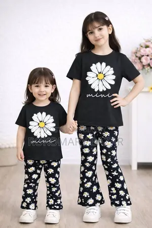 Kids Cotton T-Shirt and Long Pant Set