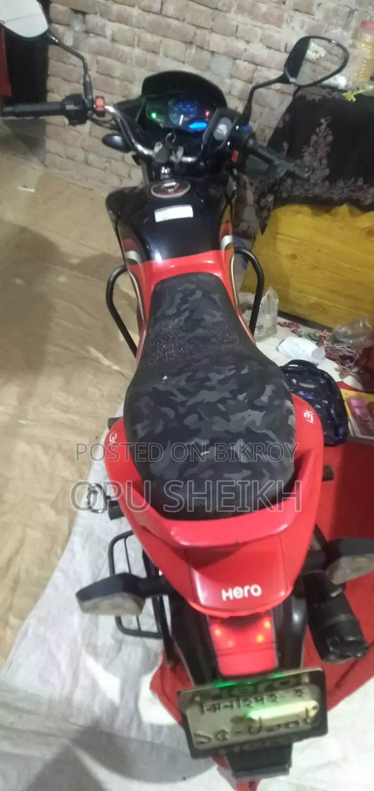 হিরো প্যাশন এক্সপ্রো আই৩এস ২০২২ রেড