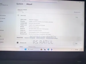 ল্যাপটপ লেনোভো থিংকপ্যাড টি৪৯০এস ৮জিবি ইন্টেল কোর আই৫ এইচডিডি+এসএসডি ২৫৬জিবি