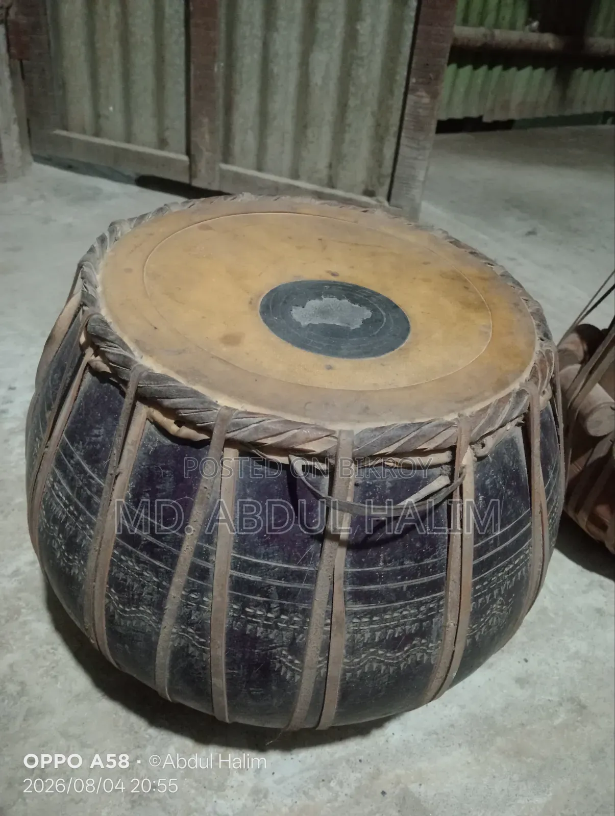 Two tabla sets
