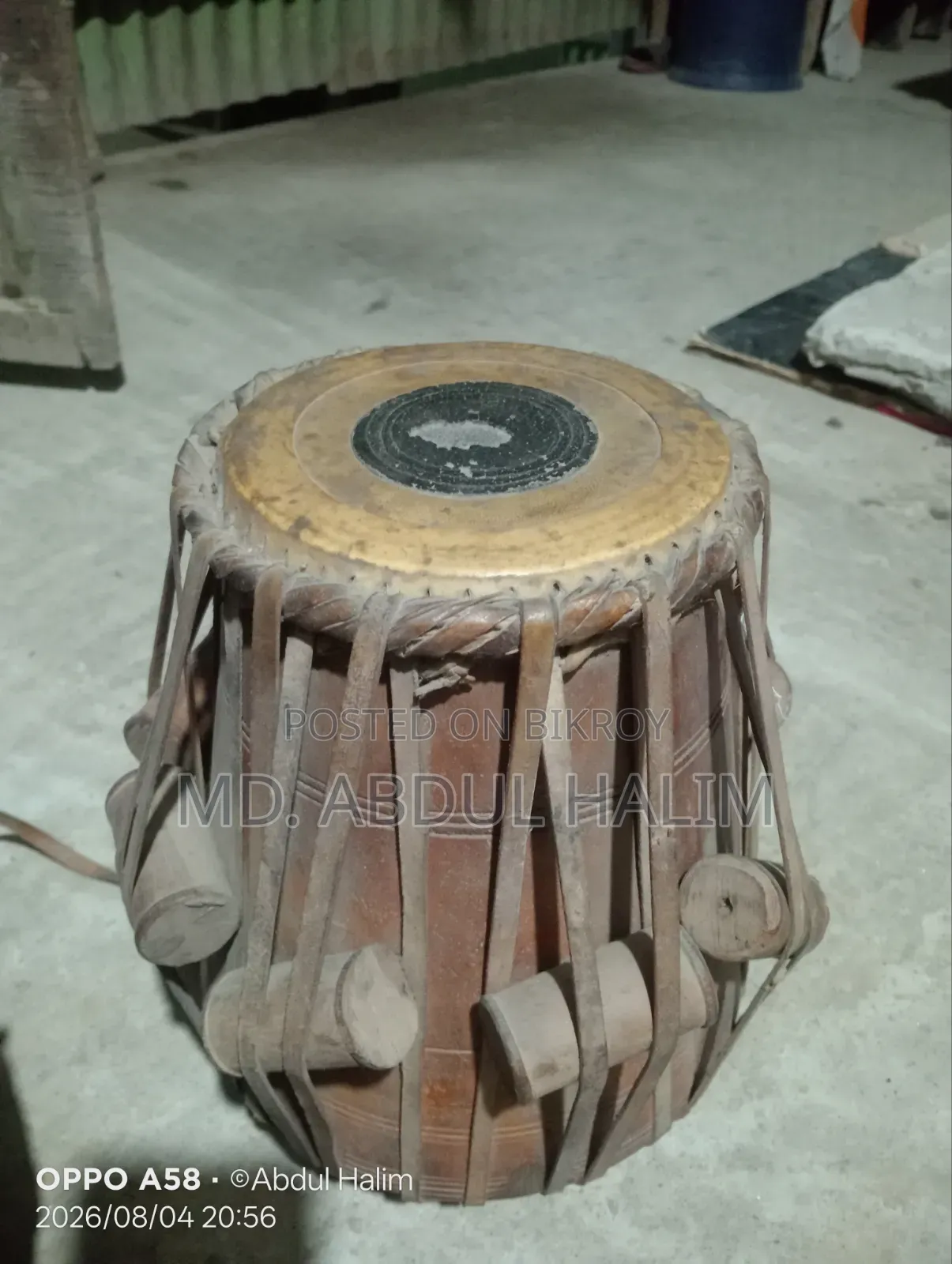 Two tabla sets