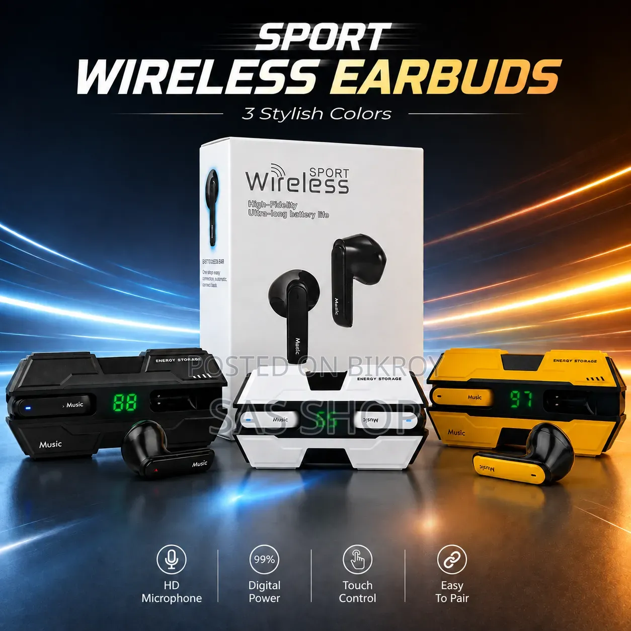 Wireless Sport Earbuds