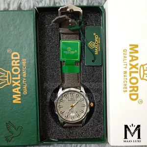 MAXLORD MP004G Luminous Textured Dial Leather Quartz Watch | 5 Colours